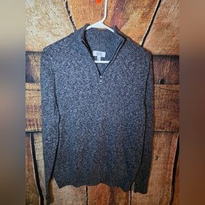 Croft & Barrow Charcoal Quater Zip Sweater